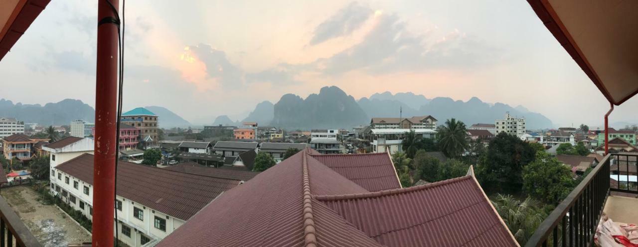 Pangu Hotel - 盘古酒店 Vang Vieng Exteriör bild